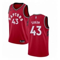 Youth Nike Toronto Raptors 43 Pascal Siakam Swingman Red Road NBA Jersey Icon Edition