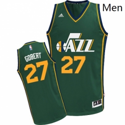 Mens Adidas Utah Jazz 27 Rudy Gobert Swingman Green Alternate NBA Jersey