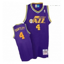 Mens Adidas Utah Jazz 4 Adrian Dantley Swingman Purple Throwback NBA Jersey