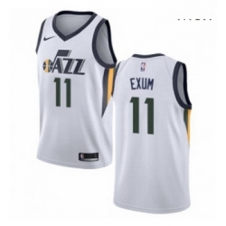 Mens Nike Utah Jazz 11 Dante Exum Swingman NBA Jersey Association Edition