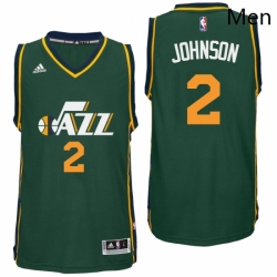 Utah Jazz 2 Joe Johnson Alternate Green New Swingman Jersey