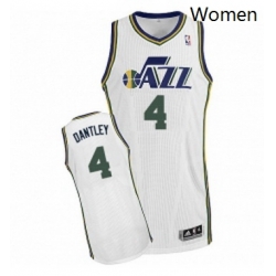 Womens Adidas Utah Jazz 4 Adrian Dantley Authentic White Home NBA Jersey