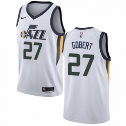 Womens Nike Utah Jazz 27 Rudy Gobert Swingman NBA Jersey Association Edition
