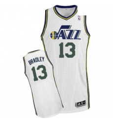 Youth Adidas Utah Jazz 13 Tony Bradley Authentic White Home NBA Jersey 