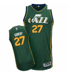 Youth Adidas Utah Jazz 27 Rudy Gobert Authentic Green Alternate NBA Jersey