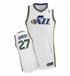Youth Adidas Utah Jazz 27 Rudy Gobert Authentic White Home NBA Jersey