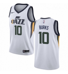Youth Nike Utah Jazz 10 Alec Burks Authentic NBA Jersey Association Edition