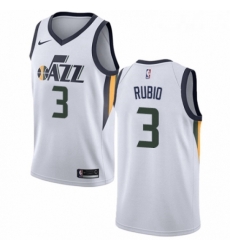 Youth Nike Utah Jazz 3 Ricky Rubio Authentic NBA Jersey Association Edition 