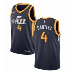 Youth Nike Utah Jazz 4 Adrian Dantley Swingman Navy Blue Road NBA Jersey Icon Edition