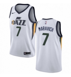 Youth Nike Utah Jazz 7 Pete Maravich Authentic NBA Jersey Association Edition