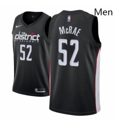 Men NBA 2018 19 Washington Wizards 52 Jordan McRae City Edition Black Jersey 