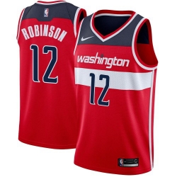 Men Nike Washington Wizards 12 Jerome Robinson Red NBA Swingman Icon Edition Jersey