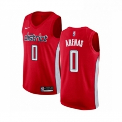 Mens Nike Washington Wizards 0 Gilbert Arenas Red Swingman Jersey Earned Edition
