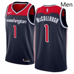 Mens Nike Washington Wizards 1 Chris McCullough Authentic Navy Blue NBA Jersey Statement Edition