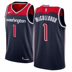 Mens Nike Washington Wizards 1 Chris McCullough Swingman Navy Blue NBA Jersey Statement Edition