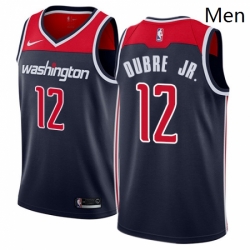 Mens Nike Washington Wizards 12 Kelly Oubre Jr Authentic Navy Blue NBA Jersey Statement Edition
