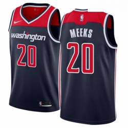 Mens Nike Washington Wizards 20 Jodie Meeks Authentic Navy Blue NBA Jersey Statement Edition 