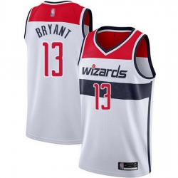Wizards  13 Thomas Bryant White Basketball Swingman Association Edition Jersey