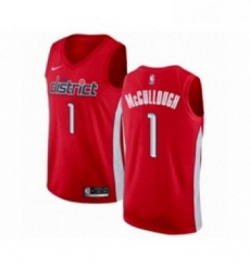 Womens Nike Washington Wizards 1 Chris McCullough Red Swingman Jersey Earned Edition