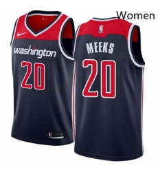 Womens Nike Washington Wizards 20 Jodie Meeks Authentic Navy Blue NBA Jersey Statement Edition 