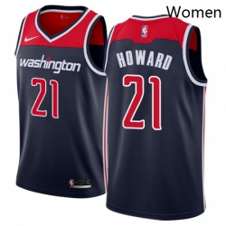 Womens Nike Washington Wizards 21 Dwight Howard Swingman Navy Blue NBA Jersey Statement Edition 