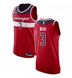Womens Nike Washington Wizards 3 Bradley Beal Authentic Red Road NBA Jersey Icon Edition 