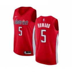 Womens Nike Washington Wizards 5 Juwan Howard Red Swingman Jersey Earned Edition