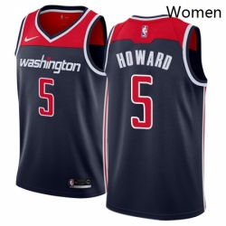 Womens Nike Washington Wizards 5 Juwan Howard Swingman Navy Blue NBA Jersey Statement Edition