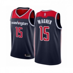 Womens Washington Wizards 15 Moritz Wagner Swingman Navy Blue Basketball Jersey Statement Edition 