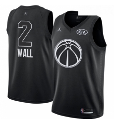 Youth Nike Jordan Washington Wizards 2 John Wall Swingman Black 2018 All Star Game NBA Jersey