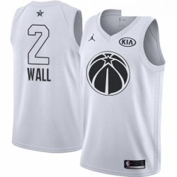 Youth Nike Jordan Washington Wizards 2 John Wall Swingman White 2018 All Star Game NBA Jersey
