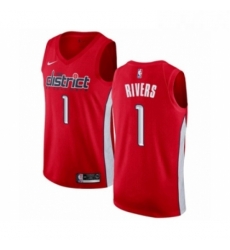Youth Nike Washington Wizards 1 Austin Rivers Red Swingman Jersey Earned Edition 
