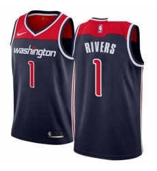 Youth Nike Washington Wizards 1 Austin Rivers Swingman Navy Blue NBA Jersey Statement Edition 