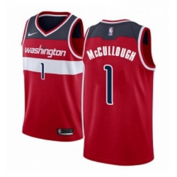 Youth Nike Washington Wizards 1 Chris McCullough Swingman Red Road NBA Jersey Icon Edition