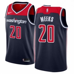 Youth Nike Washington Wizards 20 Jodie Meeks Authentic Navy Blue NBA Jersey Statement Edition 