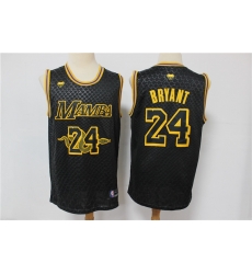 Lakers 24 Kobe Bryant Black Mamba Swingman Jersey