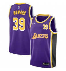 Lakers 39 Dwight Howard Purple 2020 2021 New City Edition Nike Swingman Jerseys