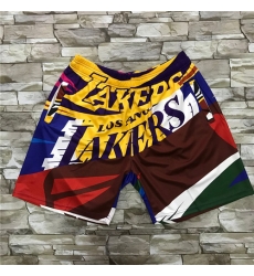 Lakers Color Big Face With Pocket Swingman Shorts