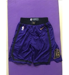 Lakers Purple City Edition Nike Swingman Shorts