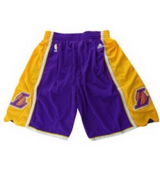 Los Angeles Lakers Purple Mesh Swingman NBA Shorts