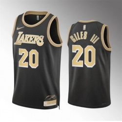 Men Los Angeles Lakers 20 Harry Giles Iii Black 2024 Select Series Stitched Basketball Jersey