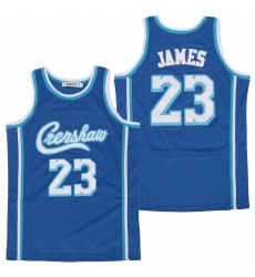 Men Los Angeles Lakers 23 Lebron James Blue Swingman Jersey