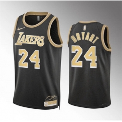 Men Los Angeles Lakers 24 Kobe Bryant Black 2024 Select Series Stitched Basketball Jersey