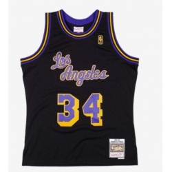 Men Los Angeles Lakers 34 Shaq O Neal Mitchell Ness Jersey