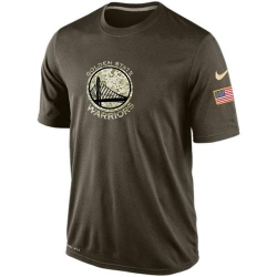 Mens Golden State Warriors Salute To Service Nike Dri FIT T Shirt