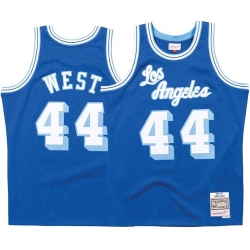Mitchell & Ness Los Angeles Lakers Jerry West Throwback Road Swingman Jersey Blue