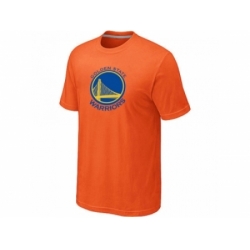 NBA Golden State Warriors Big & Tall Primary Logo Orange T-Shirt
