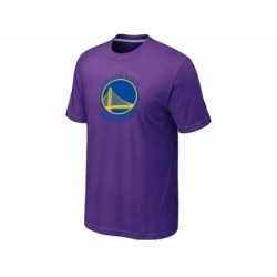 NBA Golden State Warriors Big & Tall Primary Logo Purple T-Shirt