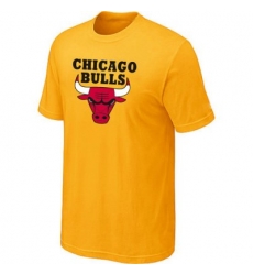 nba chicago bull T-Shirt yellow