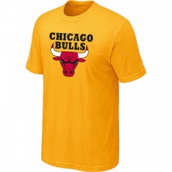 nba chicago bull T-Shirt yellow